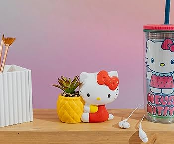 Sanrio Hello kitty 吊り下げ　鉢カゴ　ハローキティ　プランター 71FIJO0jMSL._AC_UF894,